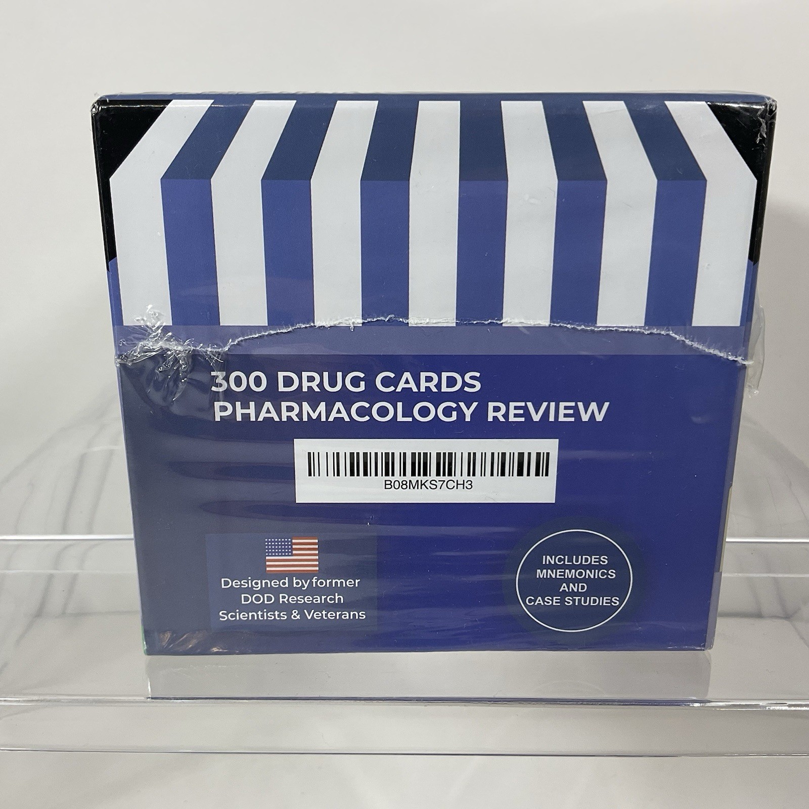 SEALED-Drugs Pharmacology Cards Top 300 Portable Flashcards w/Box Study & Review