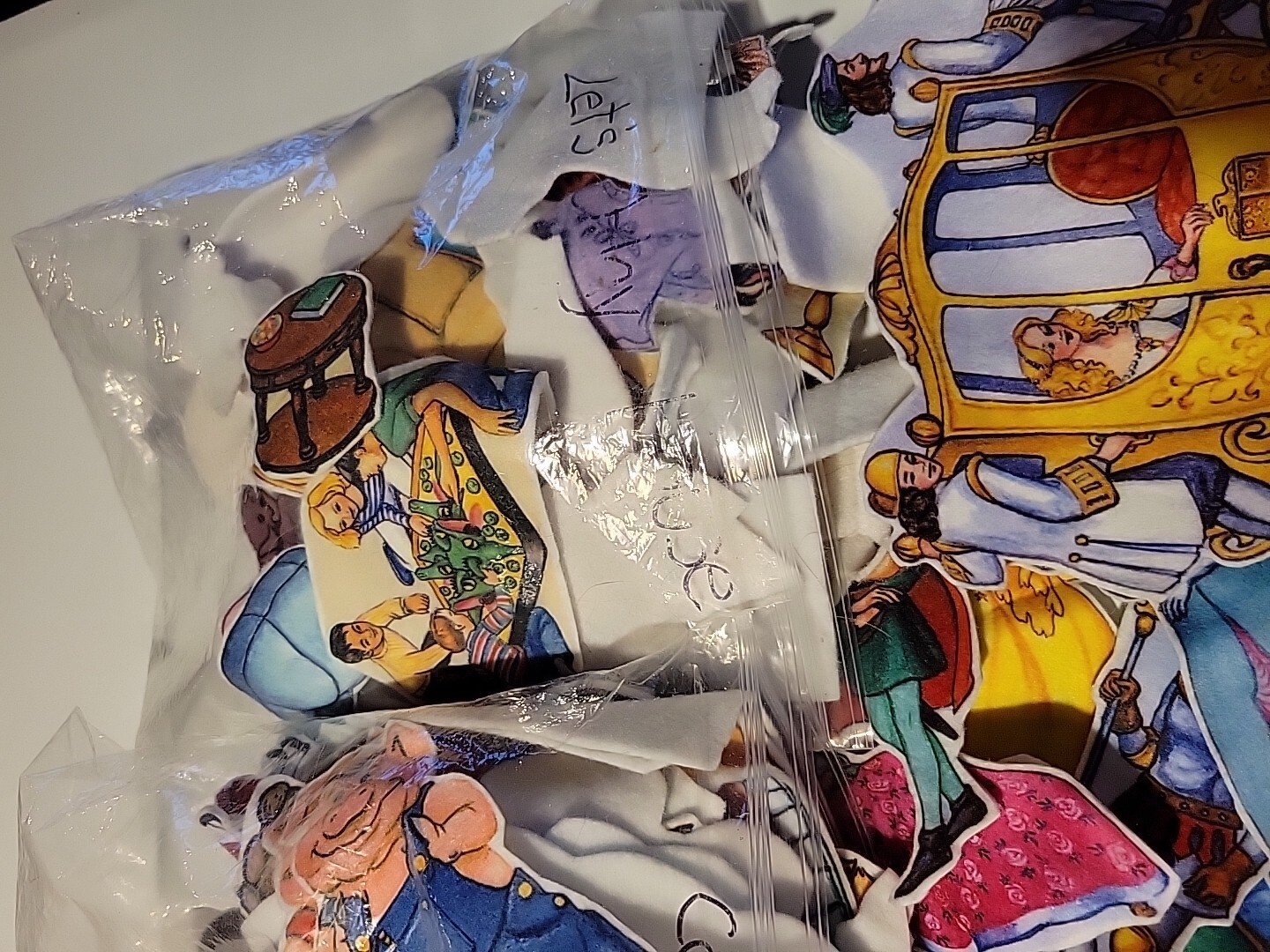 Huge Lot Of felt board story sets Most Cut Vintage Fairy Tales Plat House Cottag