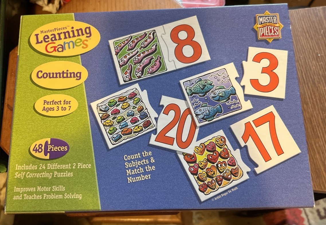 Masterpieces Learning Games Counting A Quality Jigsaw Puzzle. Learn How To Count