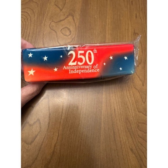 250th Anniversary of Independence Patriotic Stress Toy Red White Blue Stars