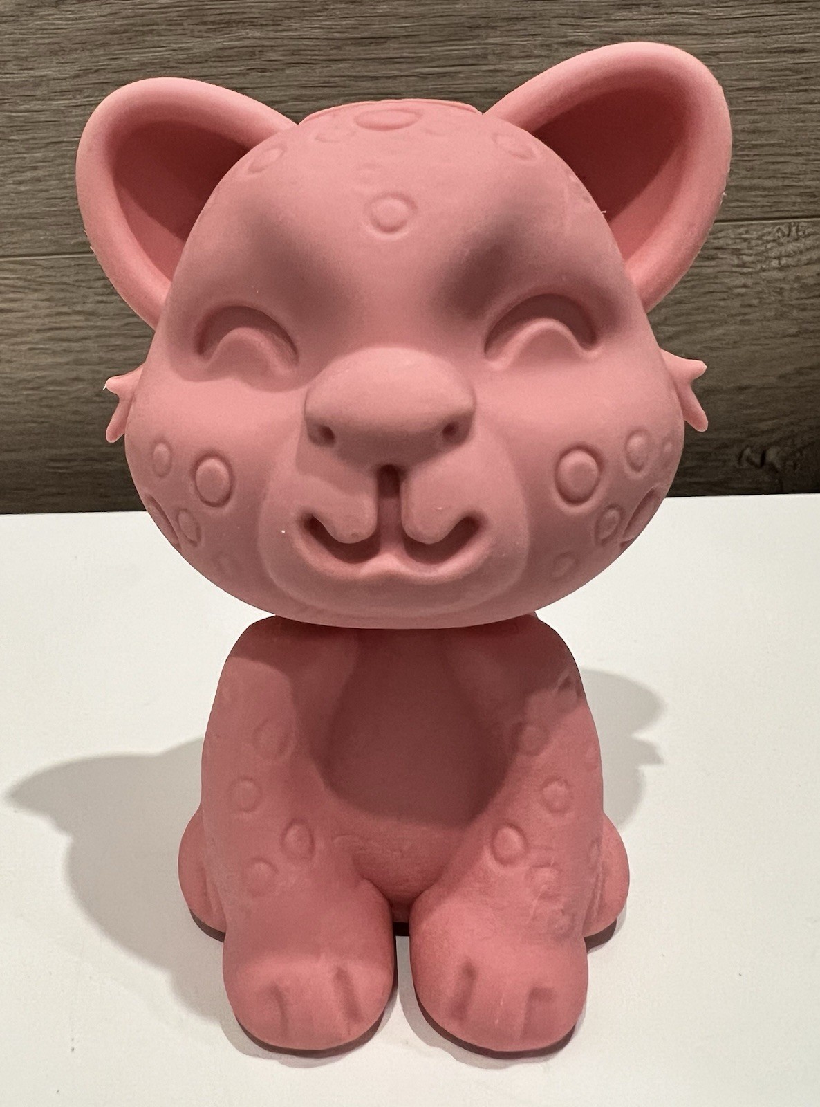 Jumbo Big Baby Leopard Pink Eraser Can Be Disassemble/Reassemble Eraser 4” Tall