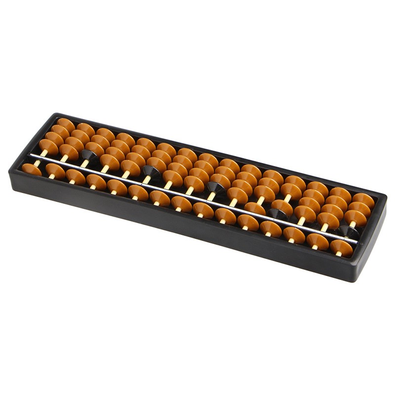 Plastic Abacus 15 Digits Tool Kid s Math Learn Aid Caculating Toys