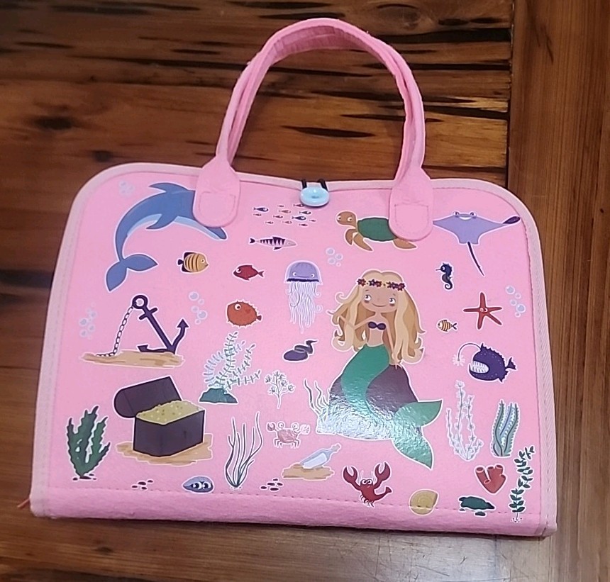 Under The Sea Mermaid Activity Felt Play Book for Kids Great for Travel Learning