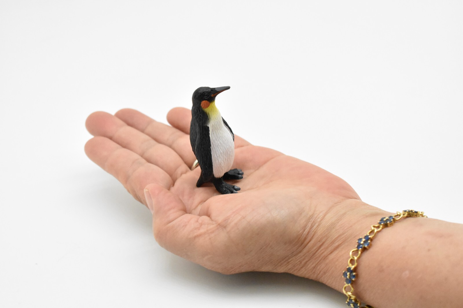 Penguin, Emperor, Museum Quality Plastic Reproduction, Hand Painted 2 1/2″