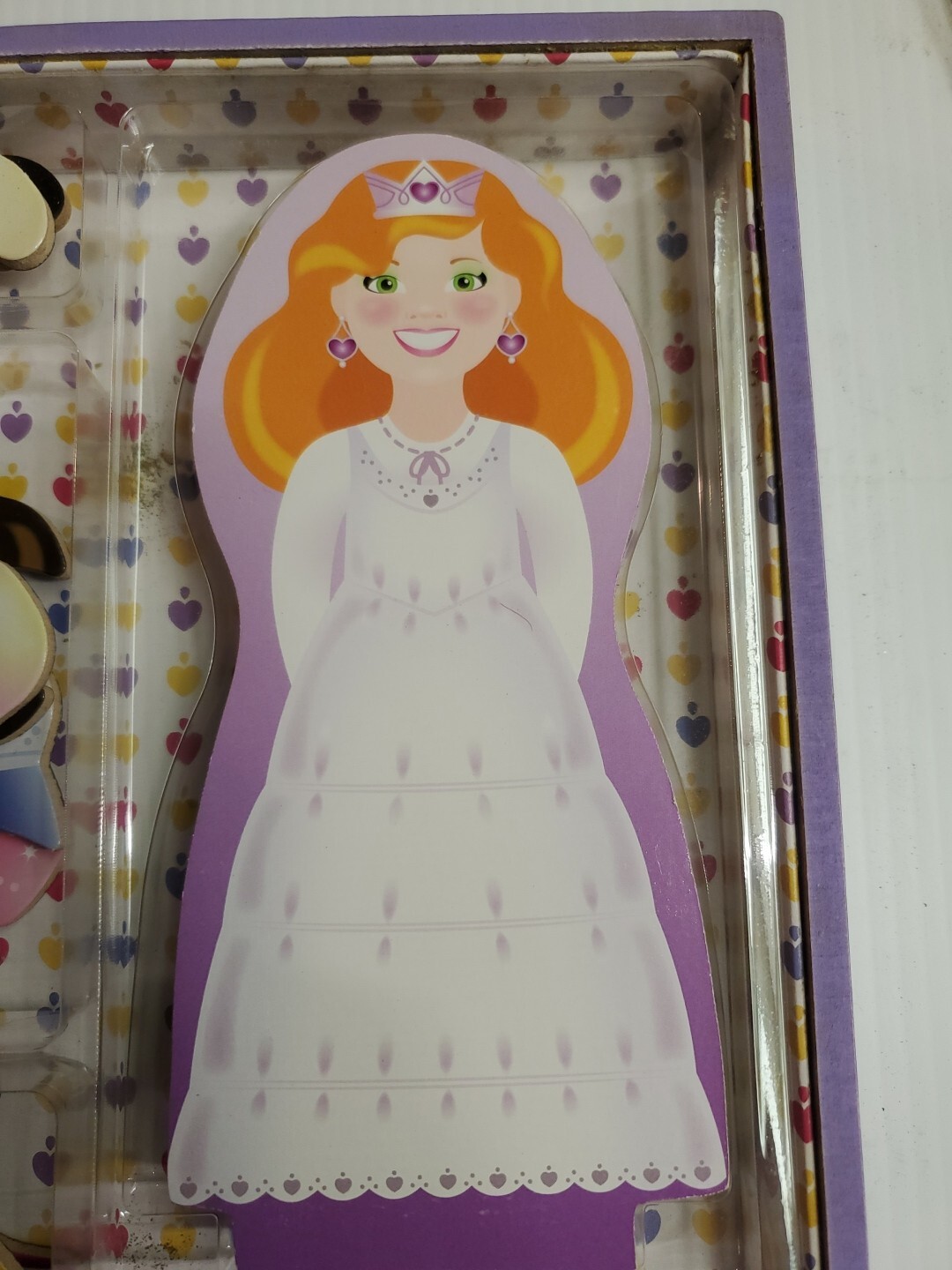 Mellisa & Doug Chunky Wood Safari Puzzle & Crowns & Gowns Magnetic Dress-up Doll