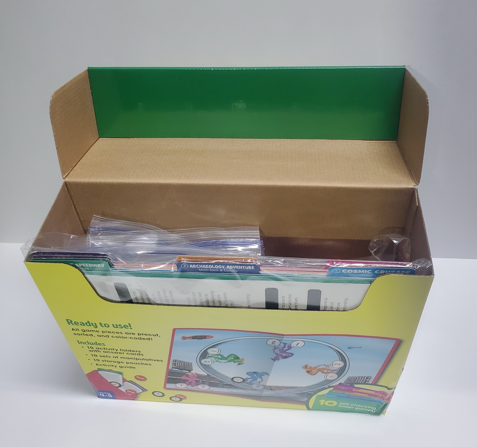 Lakeshore Reading Informational Text Elementary Folder Games Grades 4-5
