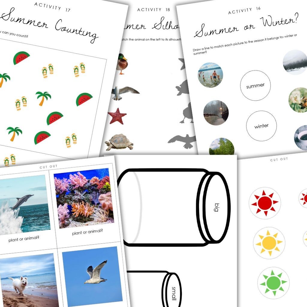 Summer Worksheet Bundle for Kids | Fun Printable Activities