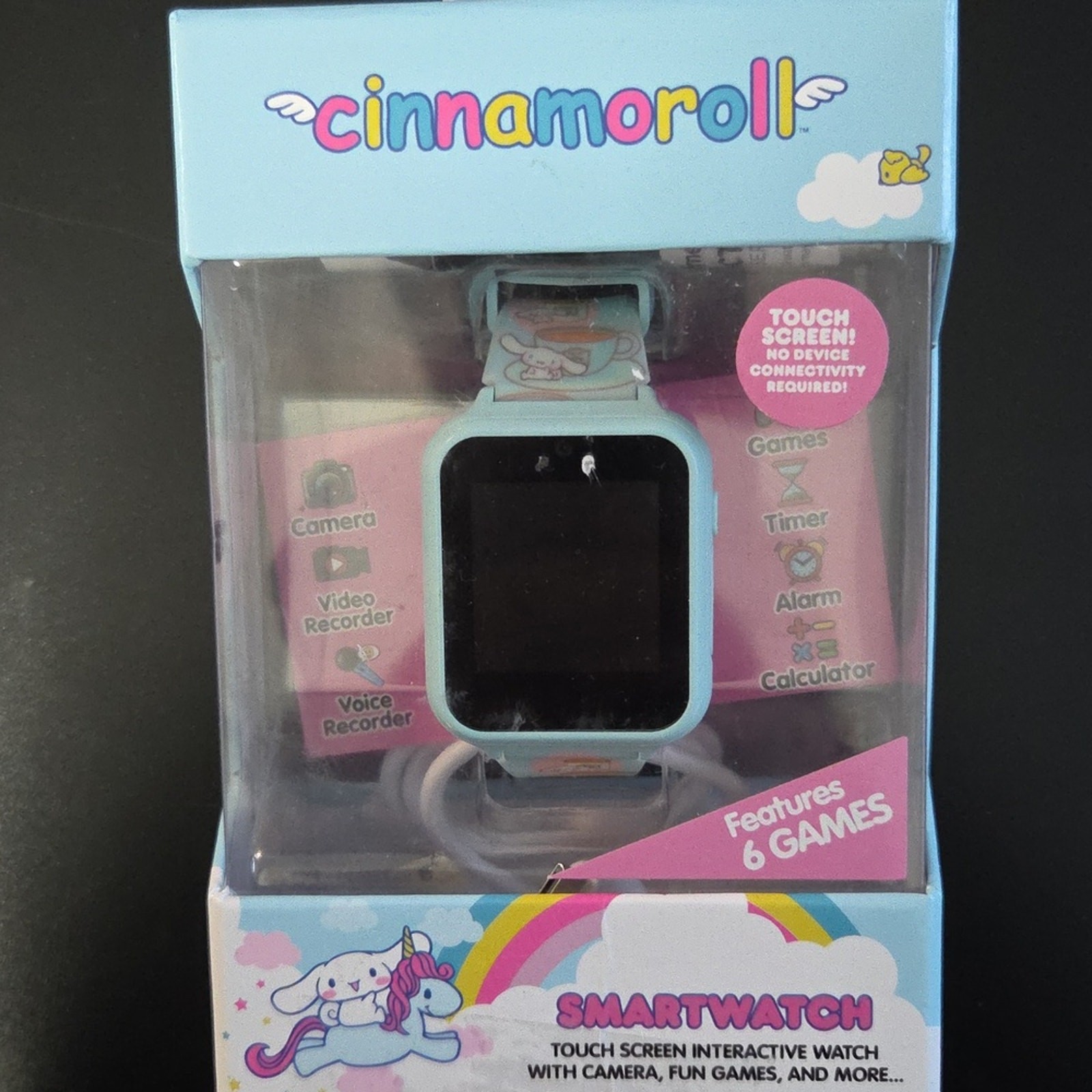 Cinnamoroll Kids Smartwatch Interactive Touch Screen Camera Fun Games New