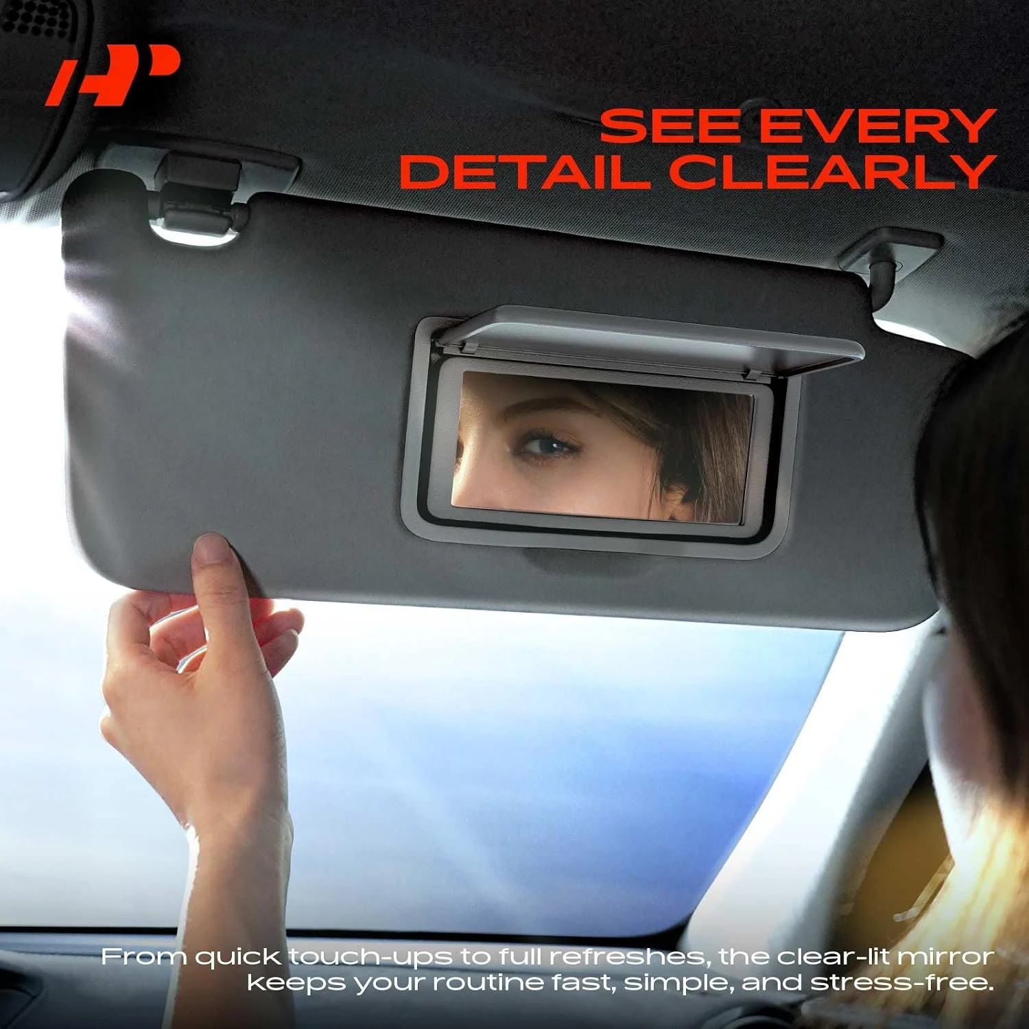A-Premium Driver Left Side Sun Visor Compatible with Nissan Sentra 2013 2014 201