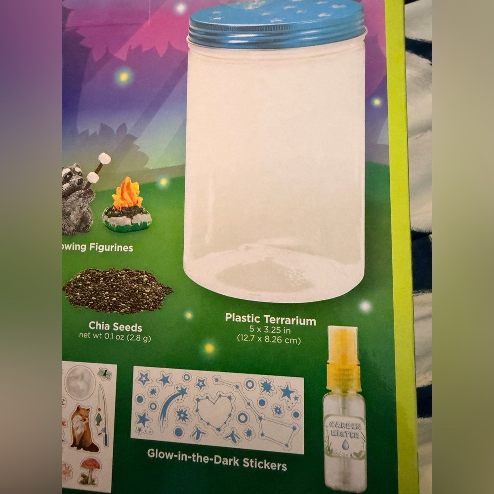 Creativity for Kids Grow ‘n Glow Terrarium Kit NEW Sealed Box
