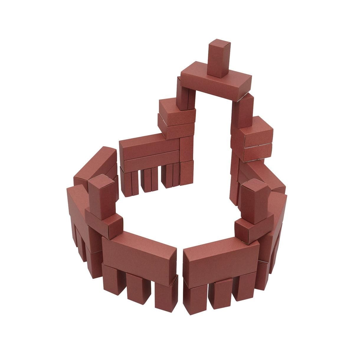 Kaplan Early Learning Jumbo Brick Blocks – 40 Pieces