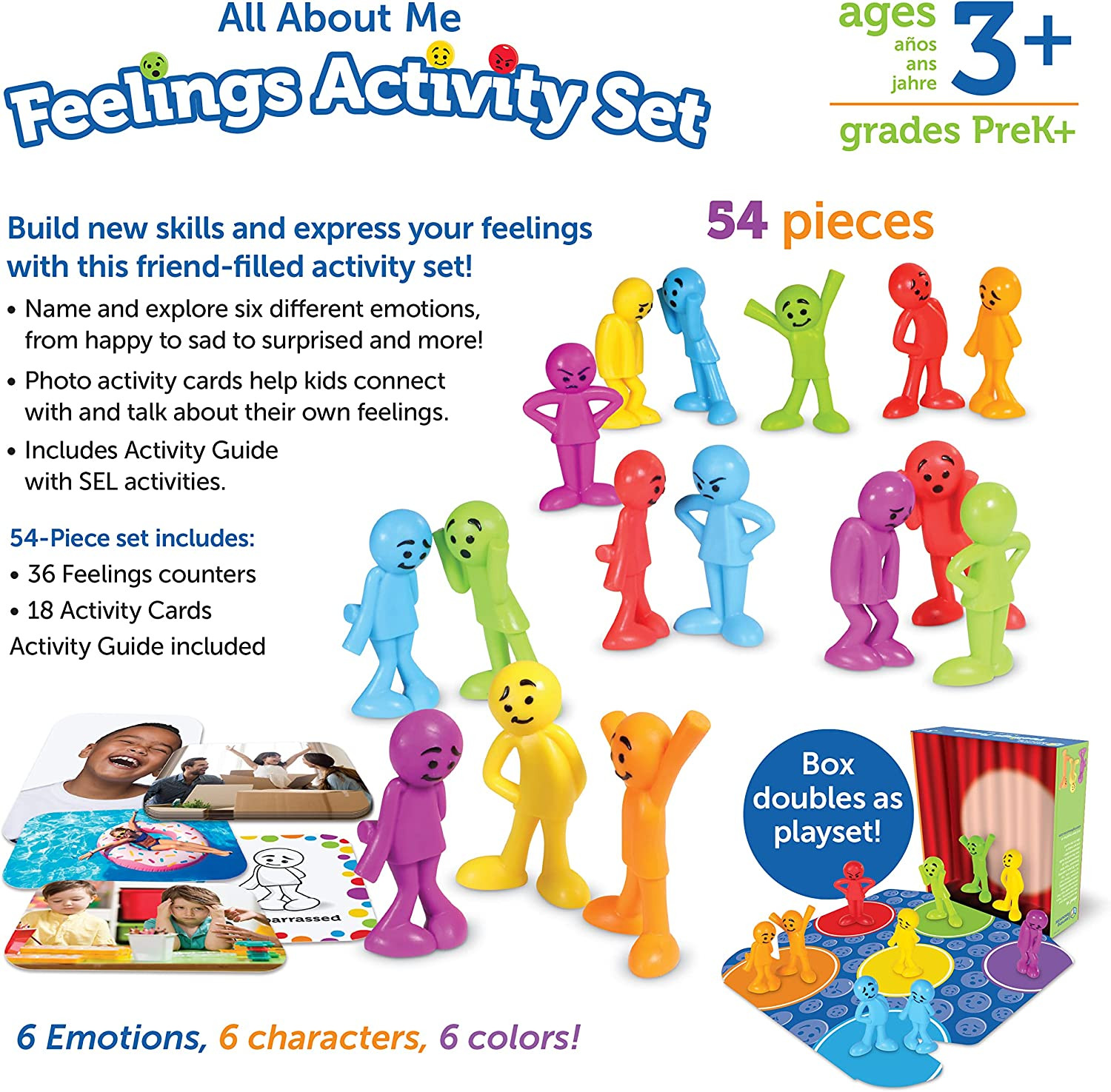 All About Me Feelings Activity Set – Emotional Regulation Tools for Kids, Presch