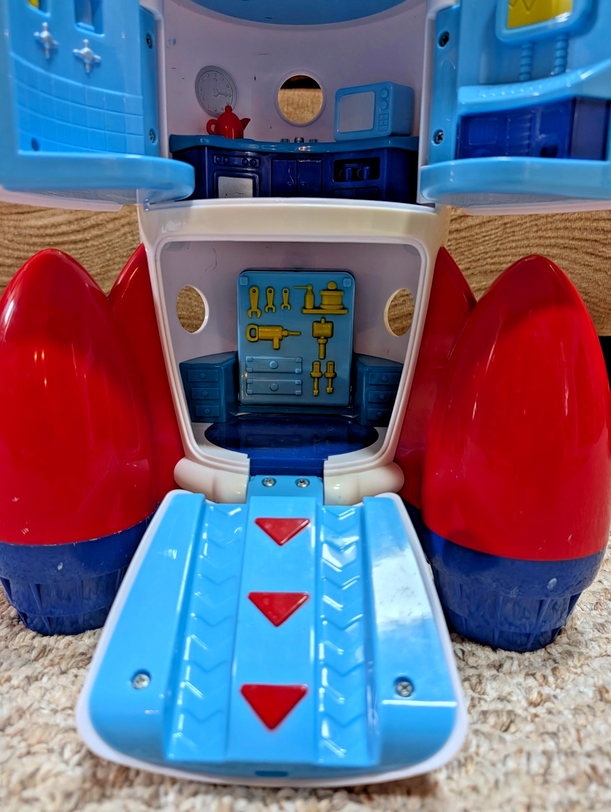 Lakeshore Learn & Play Explore Rocket Space Ship STEM Toy 3 Levels 17”
