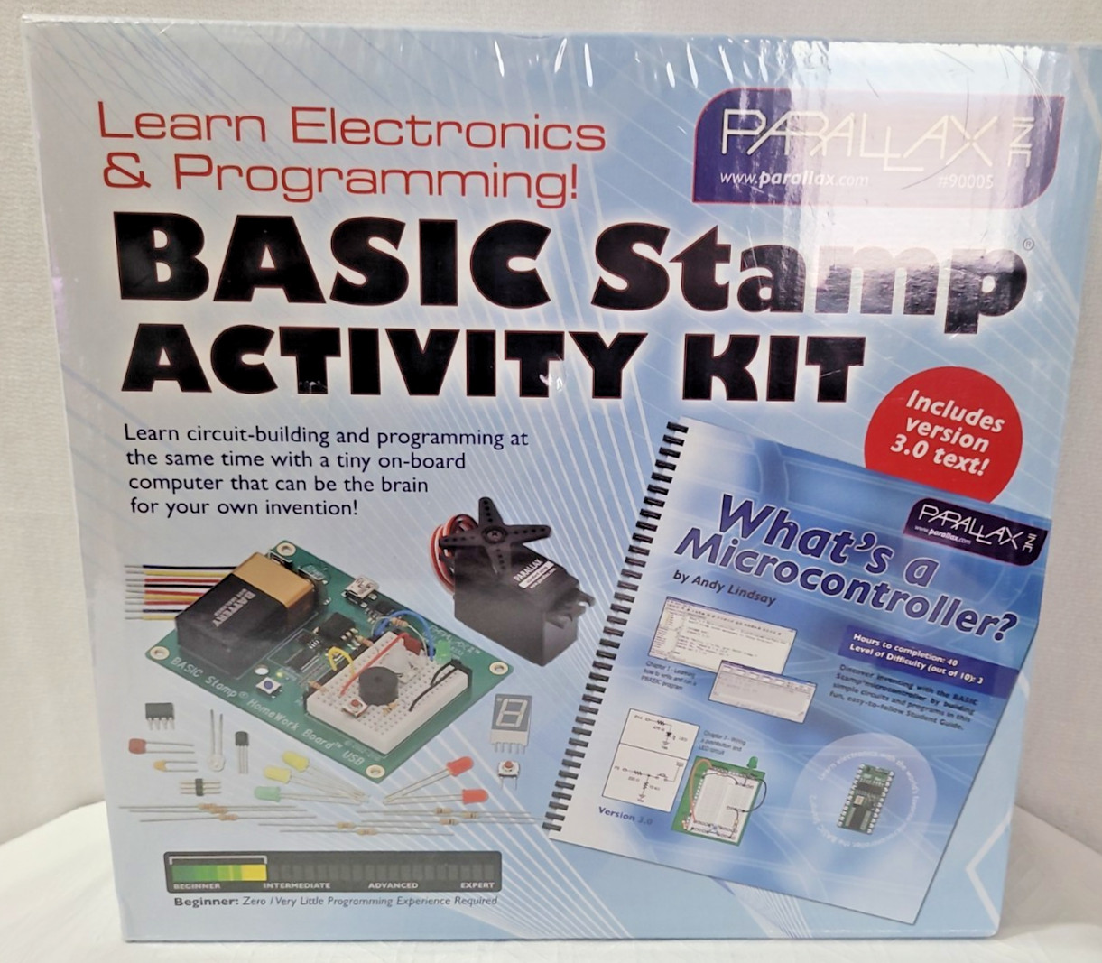 Parallax Basic Stamp Activity Kit : STEM Education -Sealed