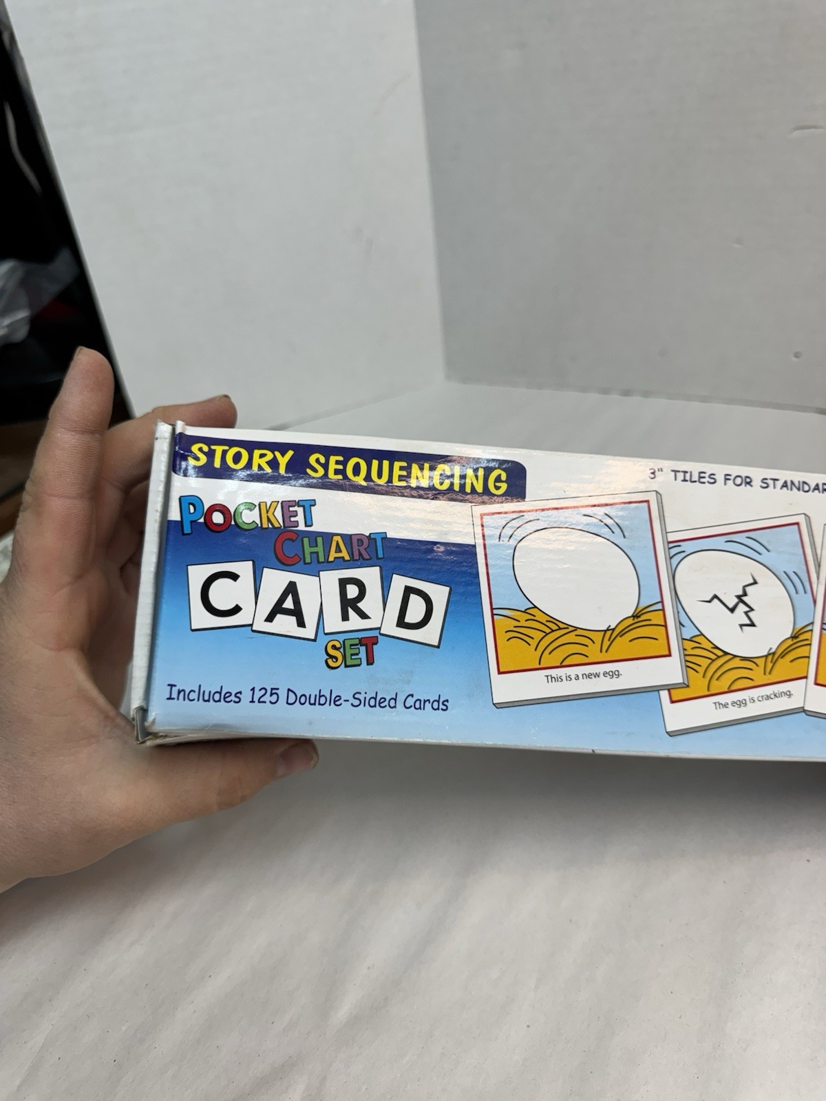 3 Inch Story Sequencing Pocket Chart Cards- by Lauri, 125 Double Sided Cards