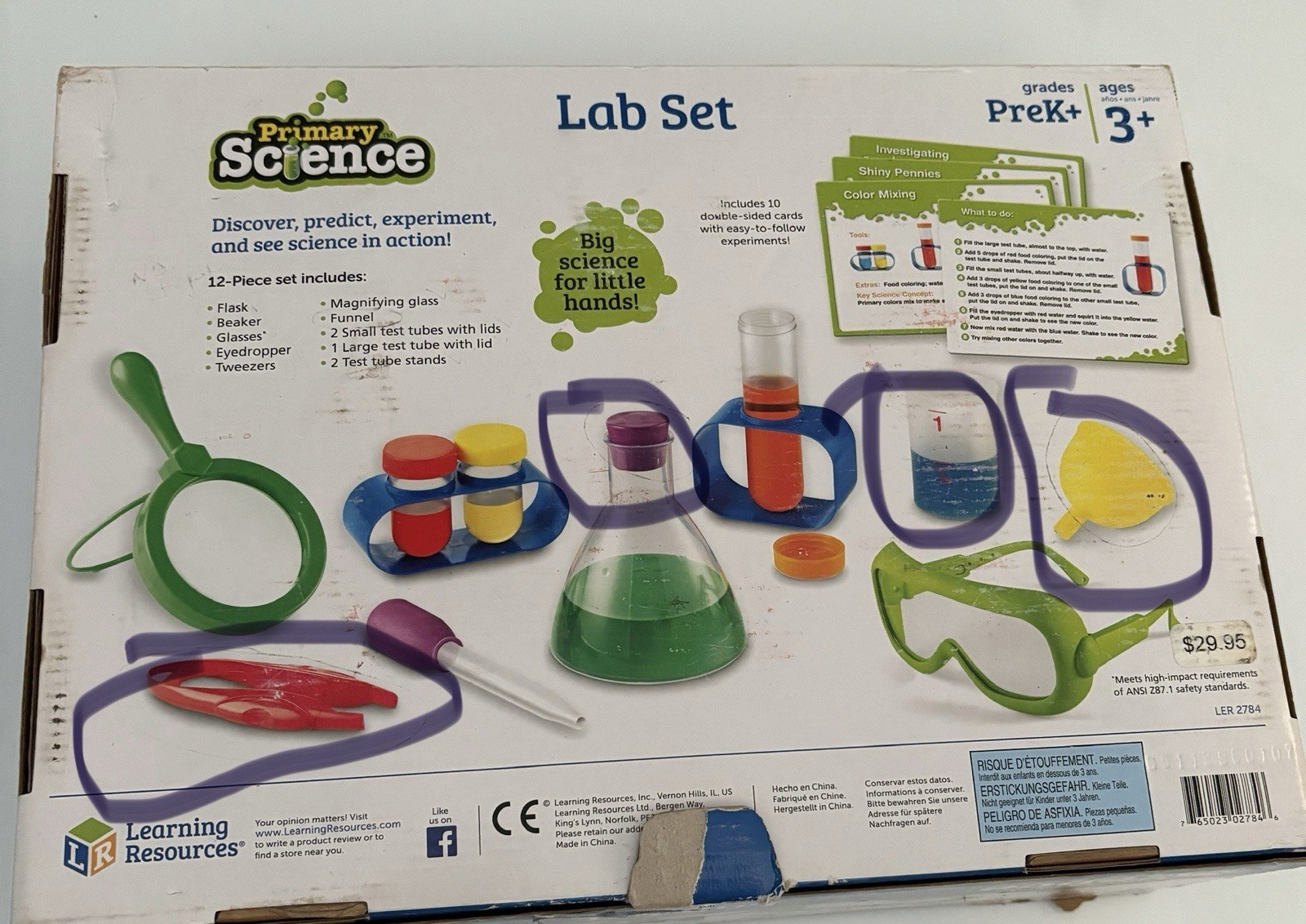 Learning Resources Primary Science Lab Activity Set
