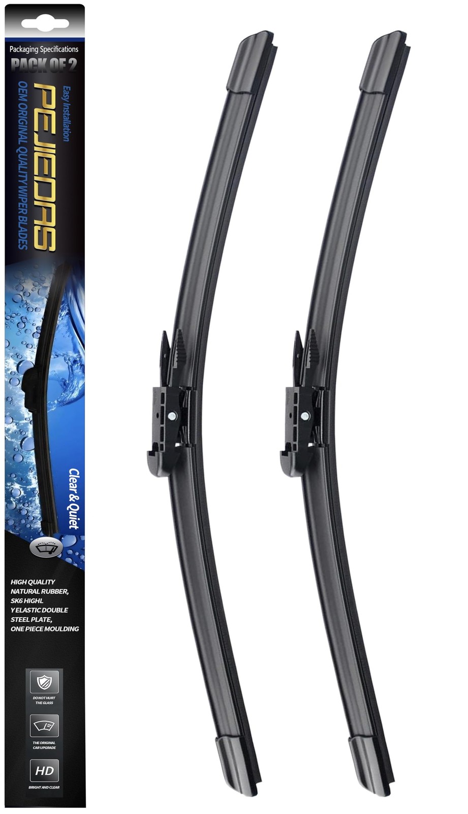 2 x OEM Quality Wiper Blades for Cadillac Escalade 2007-2013/GMC Yukon 2007-2…