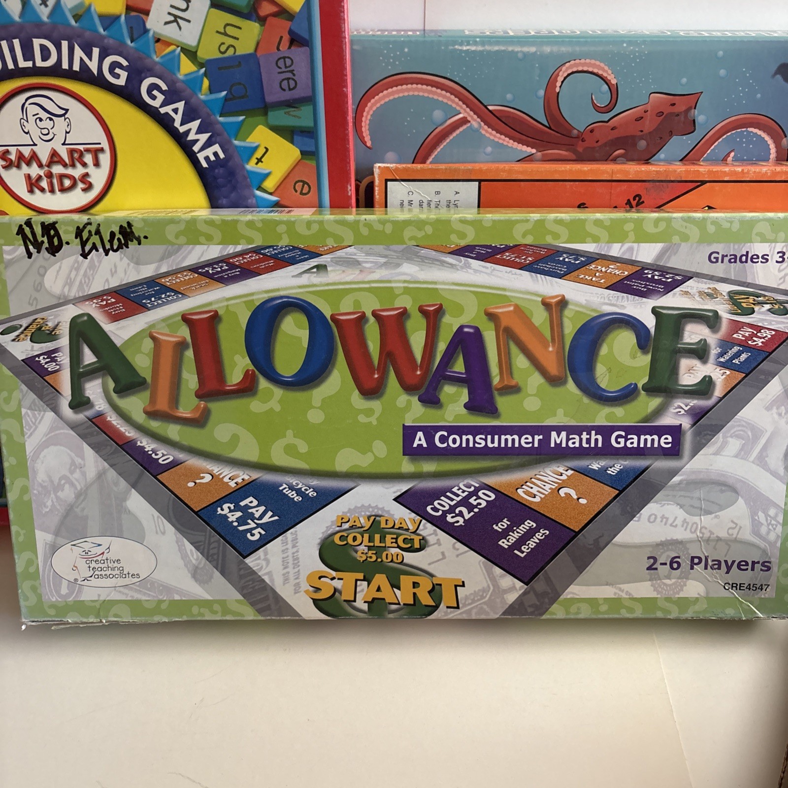 Learning Center Lakeshore Activity Set Lot Of 11 Games 4-9 Homeschool Education