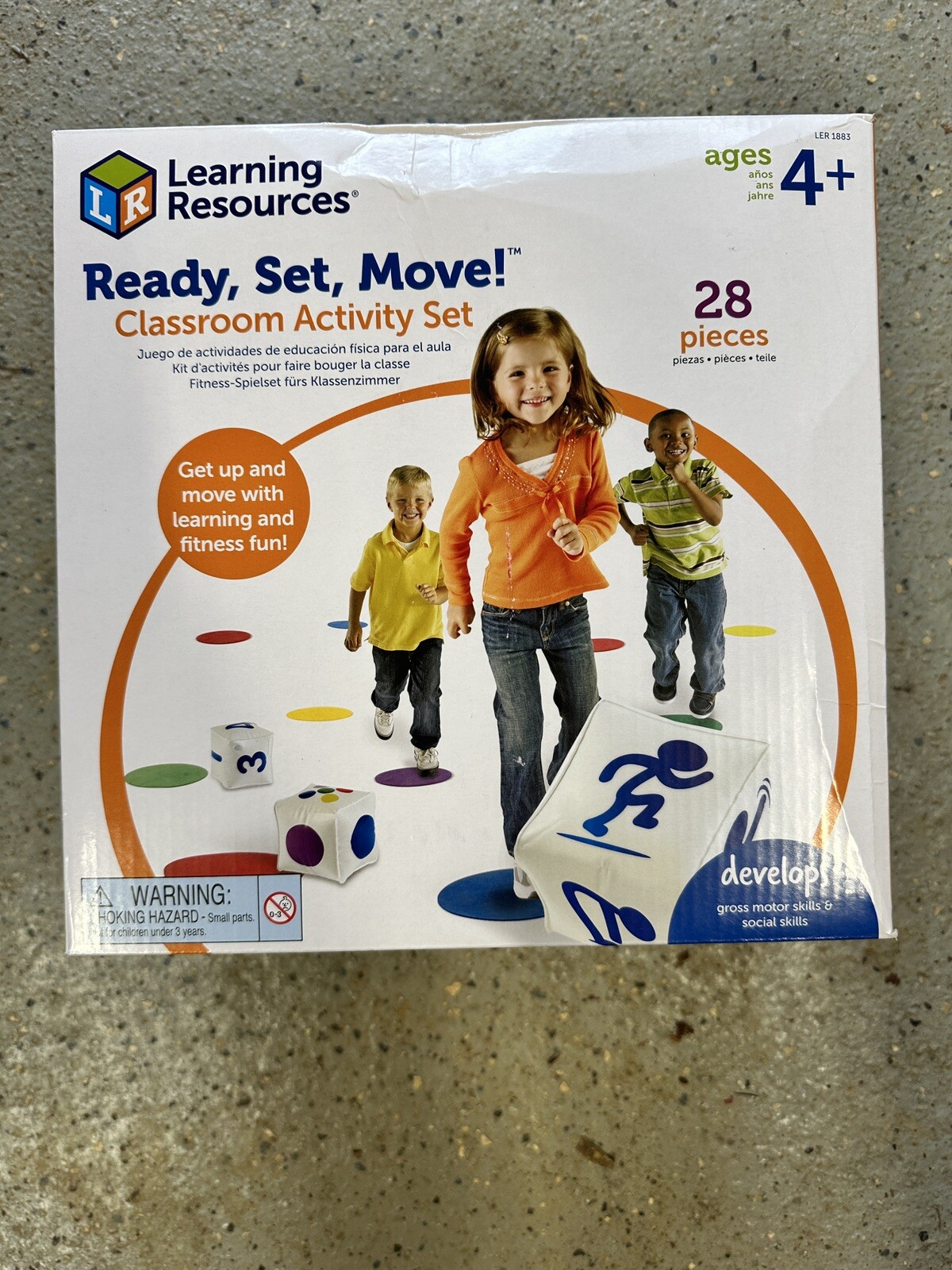 Learning Resources Ready, Set, Move! Classroom Activity Game,…
