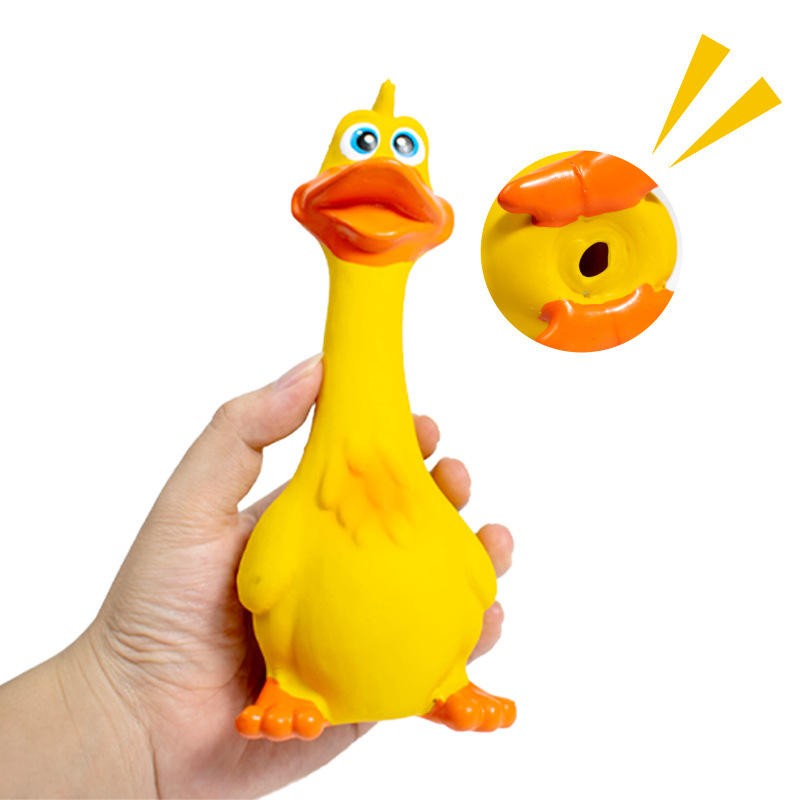 3pcs Latex Screaming Chicken Toys Eco Friendly TPR Pet Squeaky Dog Interactive