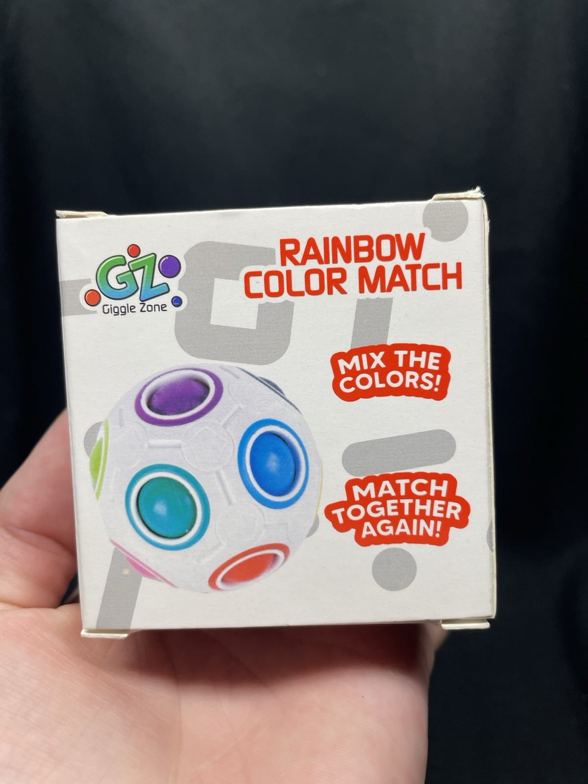 Giggle Zone Rainbow Color Match Novelty Ball Toy