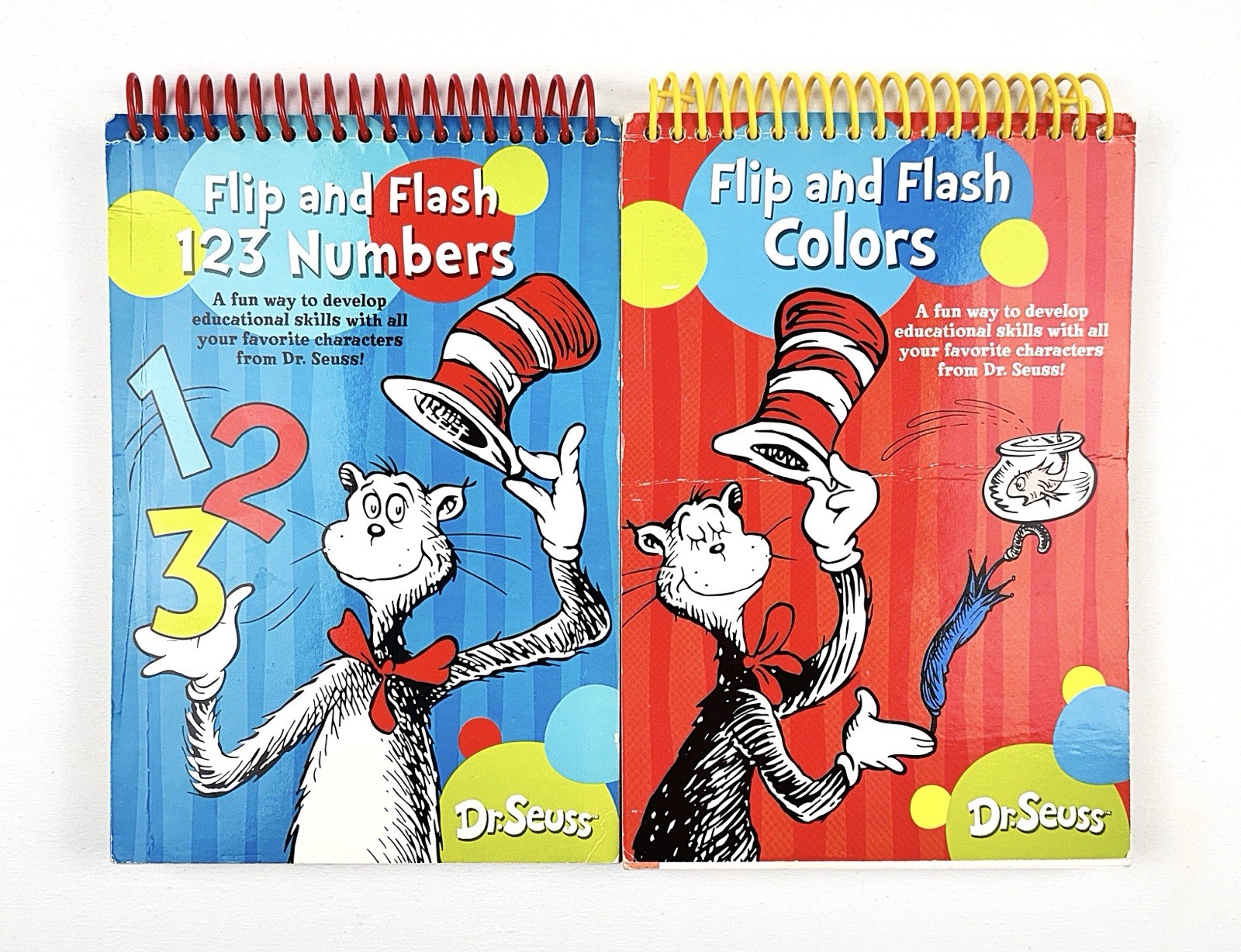 Dr Seuss Flip And Flash Cards Educational 123 NUMBERS COLORS Toddler Learning