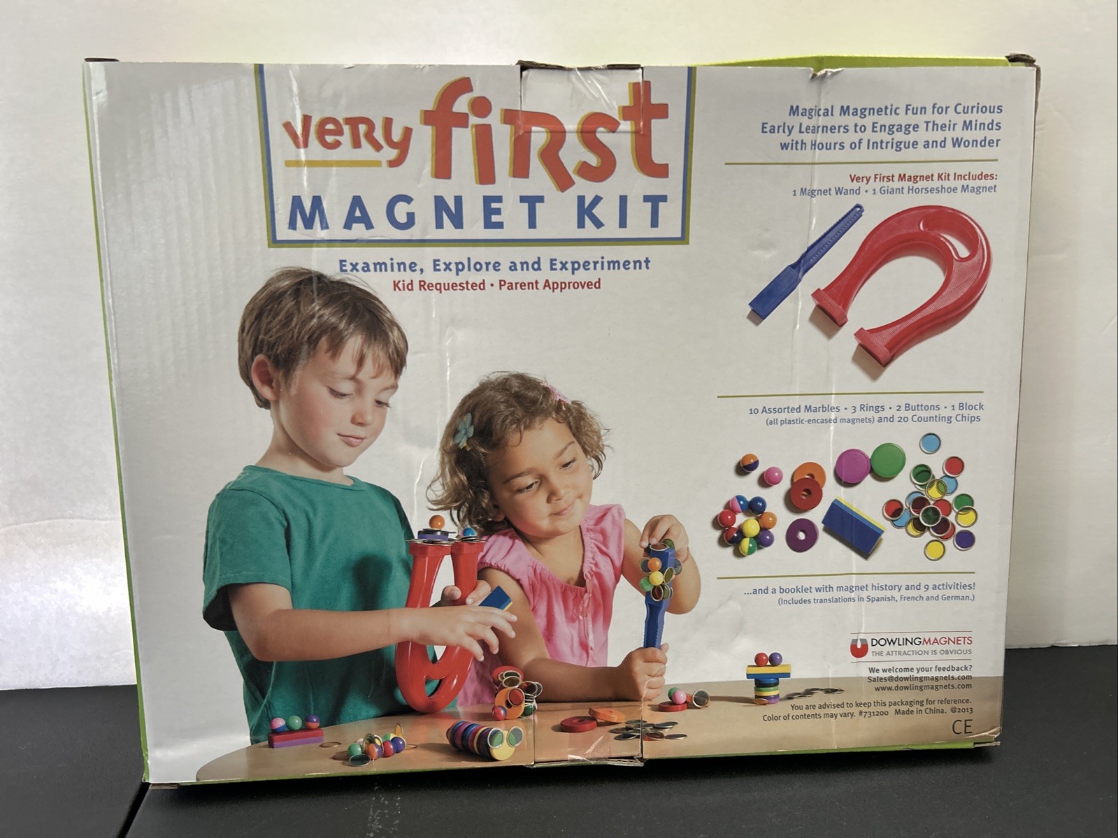 Very First Magnet Kit Brand New Dowling 38 Pieces 4+ Years