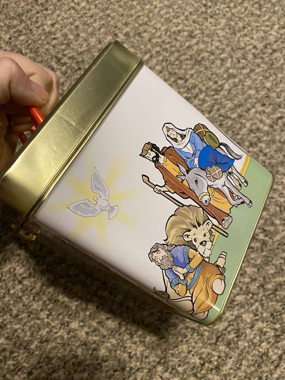 Great Bible Adventures Tin Box w/ Bible Fun Cards for Kids Sunday School Jessus