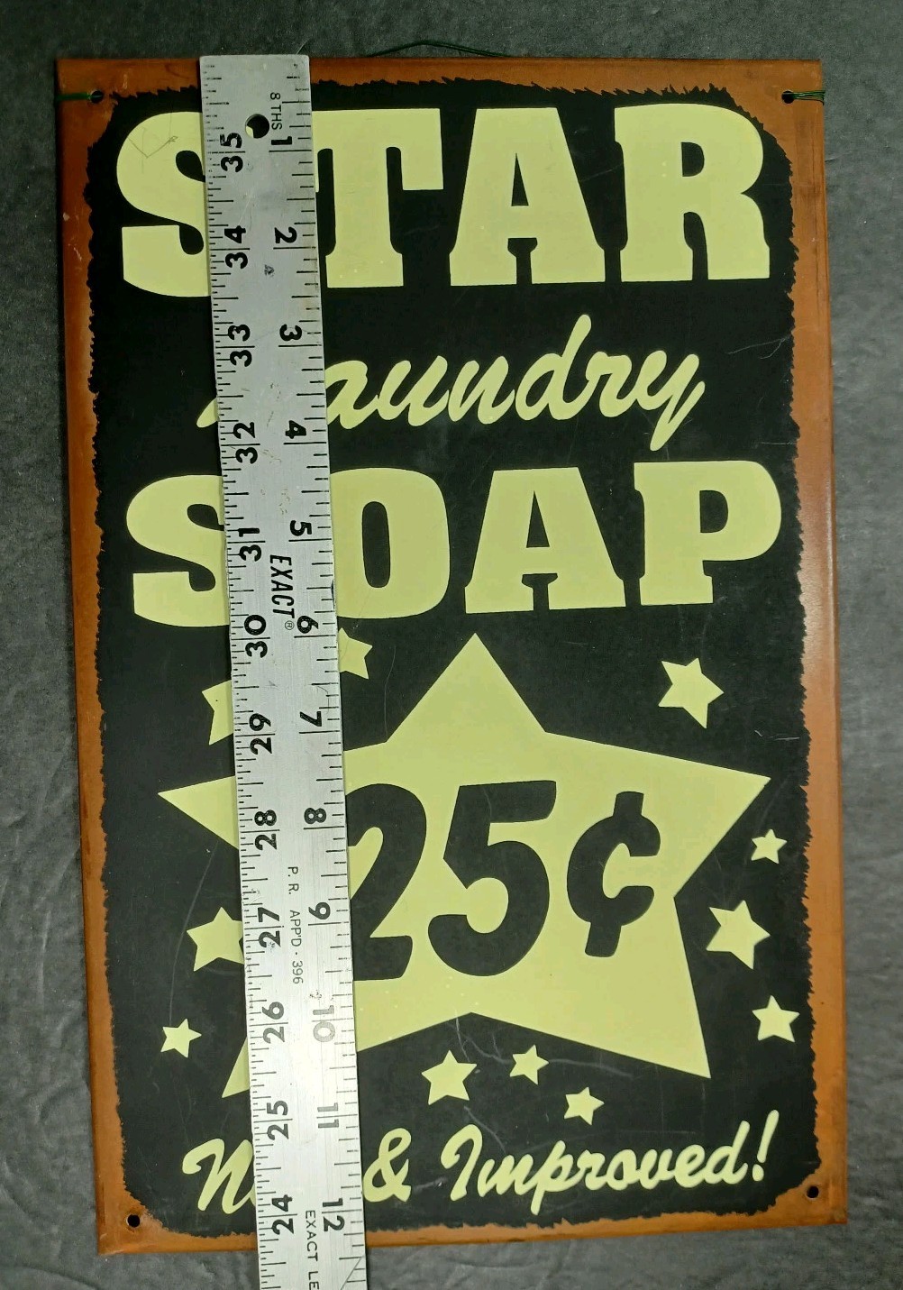 Star Laundry Soap 8×12 Metal Sign Vintage Design Wall Art Decor