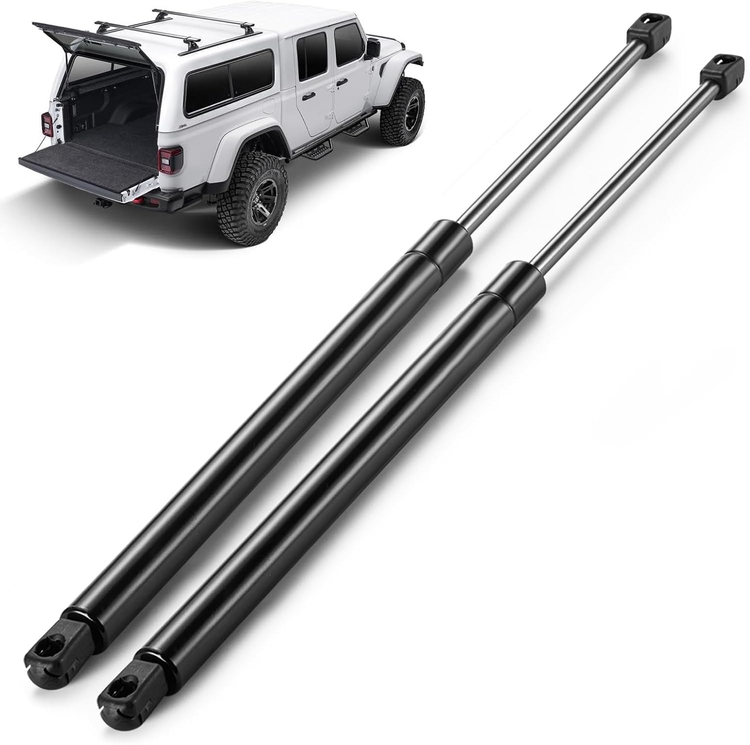 Rear Window Struts for Jeep Wrangler 2007-2010, SG214054 Rear Glass Window