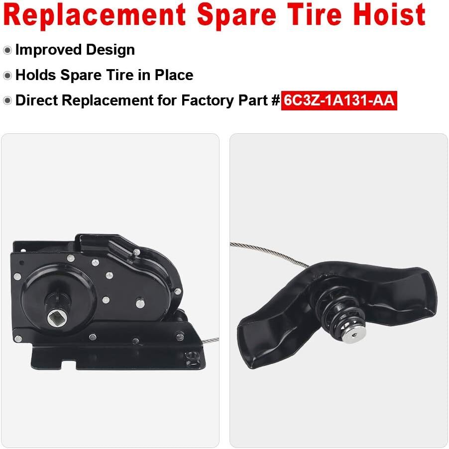 Spare Tire Hoist Replacement for 924-528 924528 Compatible with Ford F250 F350