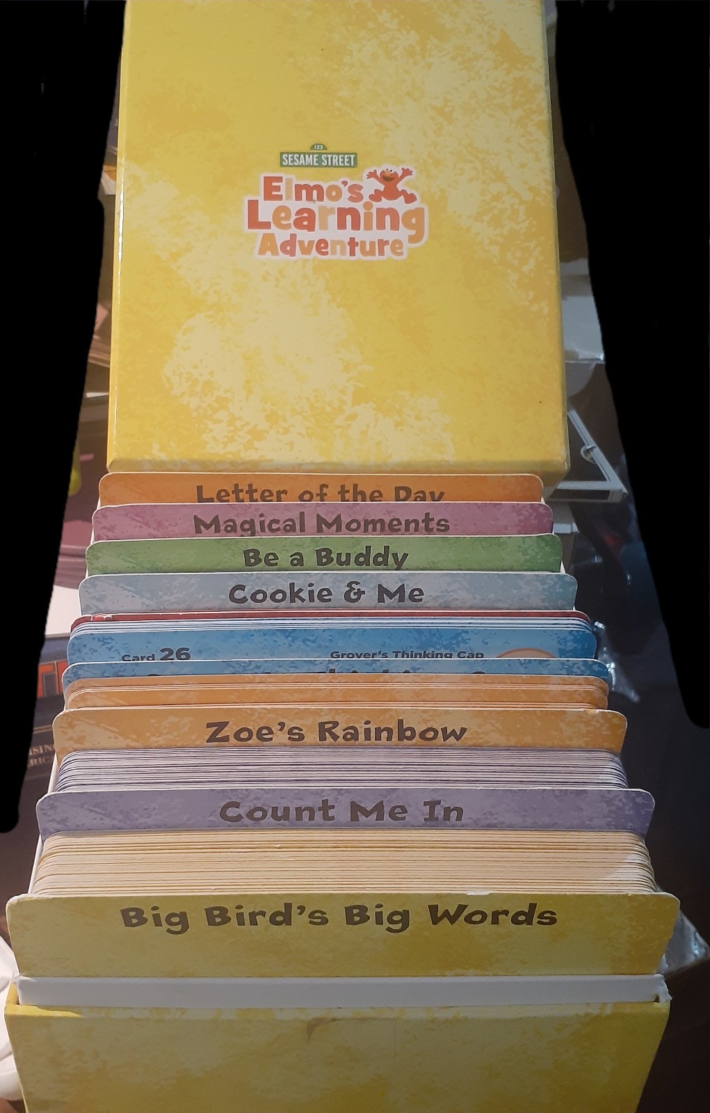 Sesame Street Elmo’s Learning Adventure Flash Cards Educational 2010 Homeschool