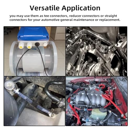 159 Pieces Vacuum Connector Assortment, 32 Sizes Automotive Vacuum Tee Connec…
