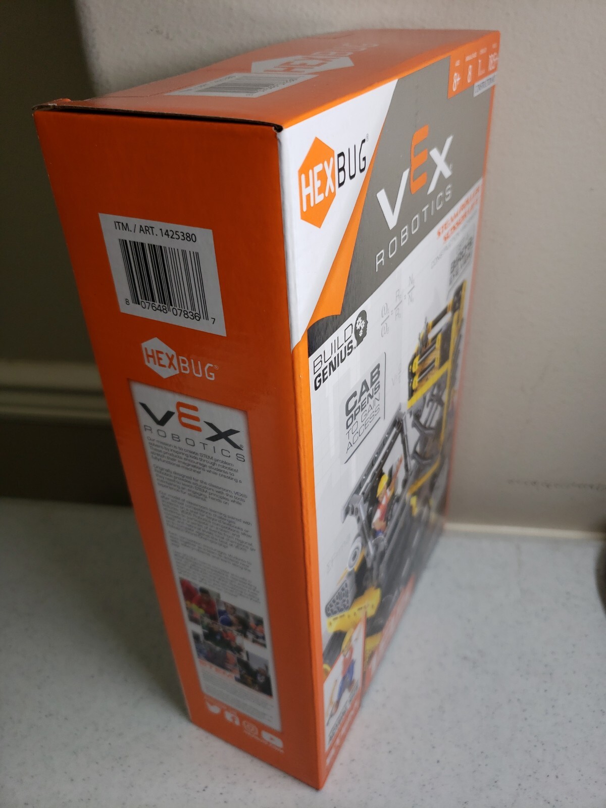 Hexbug Vex Robotics Steam Roller Scissor Lift Construction Kit185 Pieces