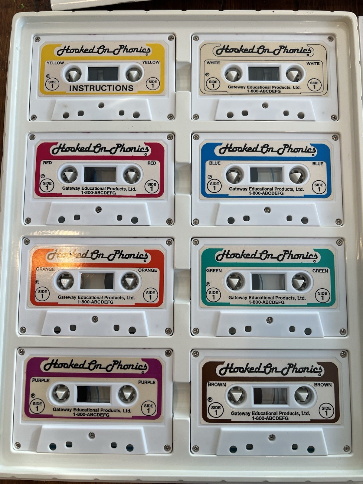 Hooked On Phonics Pre-School Primary Remedial Adult Cassette Tapes Books Cards