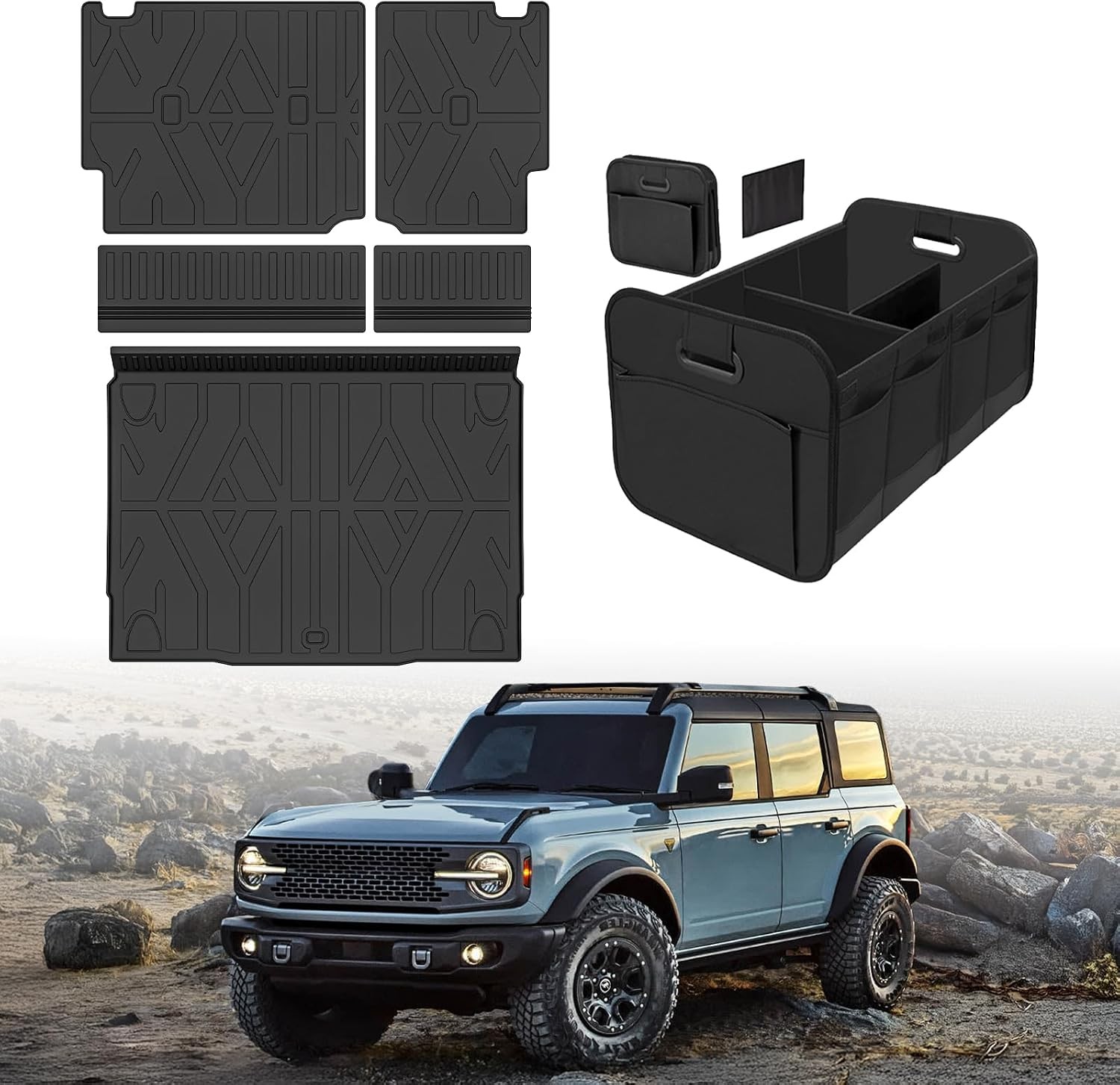 TPE Cargo Liner for Ford Bronco 4 Door 2021 2026
