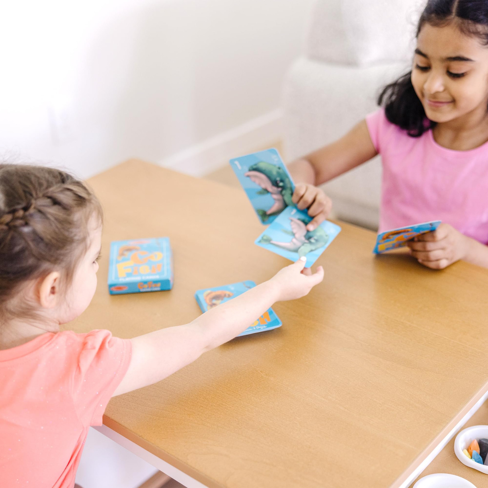 Melissa and Doug Animal Card Game Set Old Maid Go Fish Rummy for Kids 3+