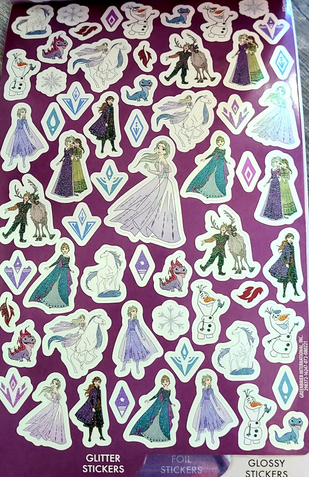 3 pack Disney Princess, Frozen, Lisa Frank Sticker Book OVER 900 STICKERS total!
