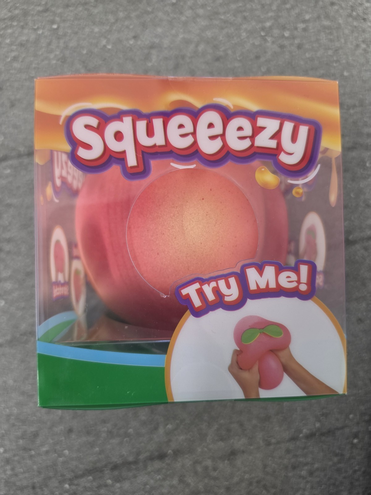 Sunny Days, Jumbo Squeezy PEACH – Squishy Toy, Stress Relief