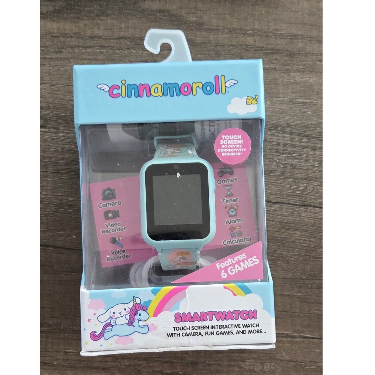 Cinnamoroll Kids Smartwatch Interactive Touch Screen Camera Fun Games New