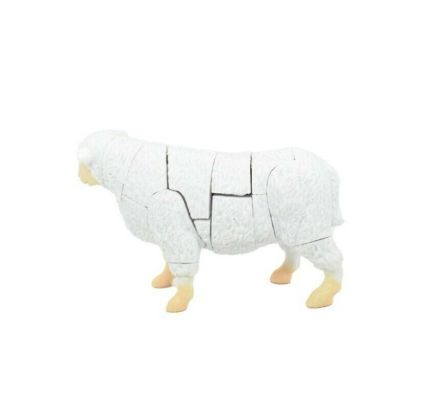 Sheep Plastic Replica 3D Puzzle 3″ – F3037 B334