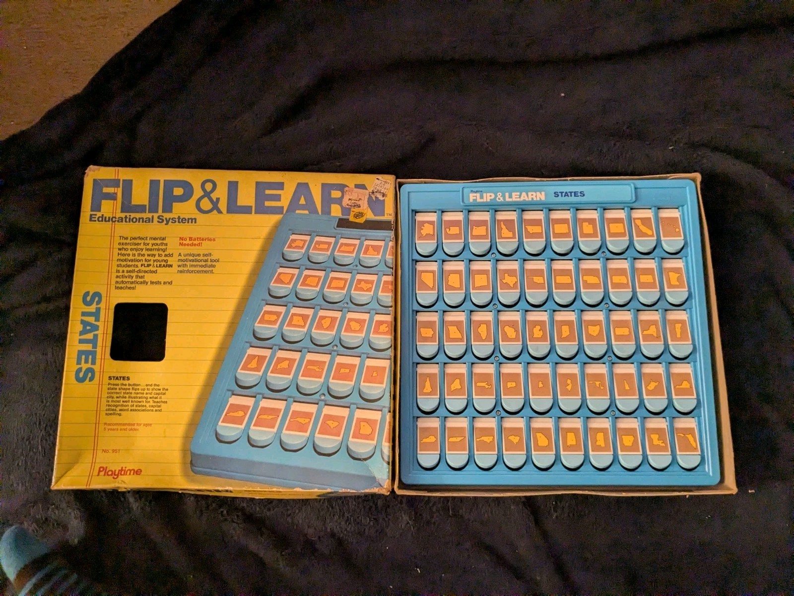 Playtime Vintage United States and Capitol Flip & Learn Homeschool Interactive