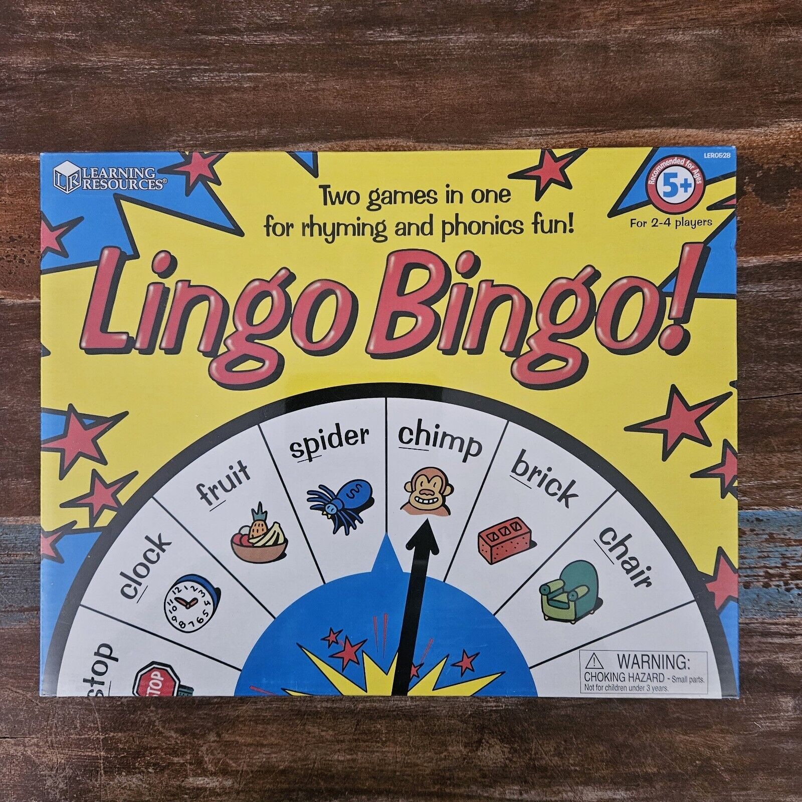 Lingo Bingo Language Board Game Two Games For Rhyming & Phonics