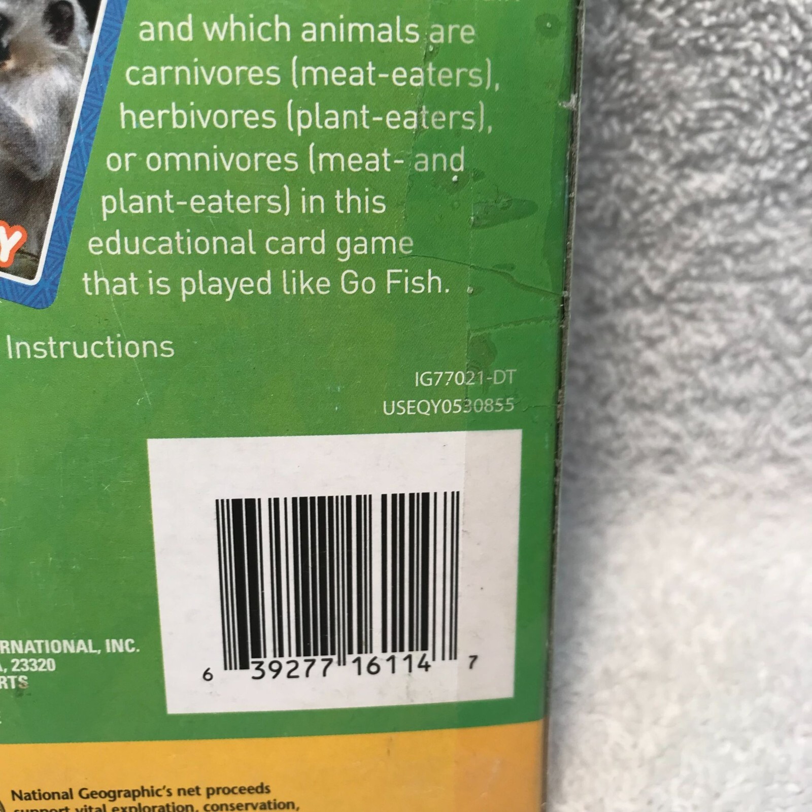 National Geographic Kids Food Chain Card Game – 34 Cards Learn While Having Fun