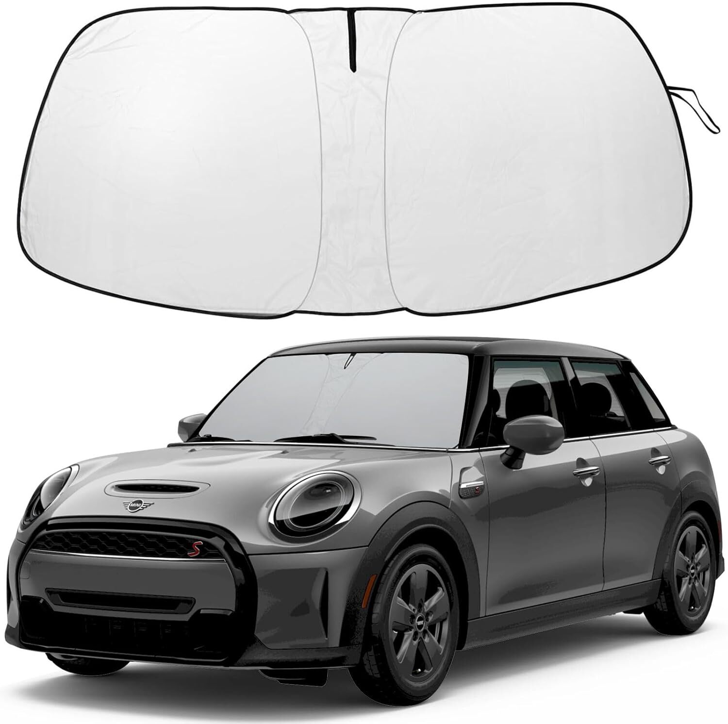 Union Jack Flag Front Windshield Sunshade fit for 2015-2024 Mini Cooper Cooper S