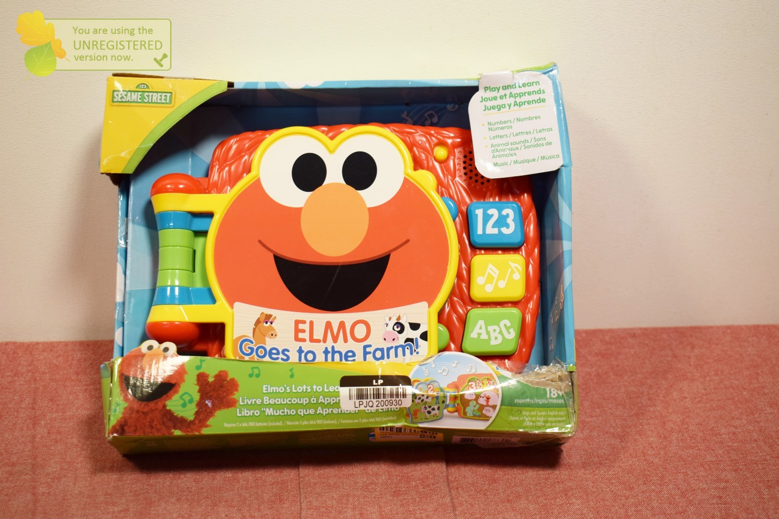 Sesame Street Elmo’s Lots to Learn Book