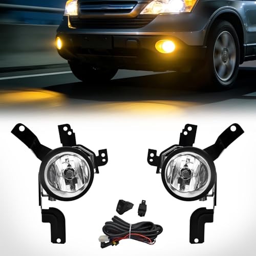 Fog Lights Compatible With 2007 2008 2009 CRV Fog Lamps Honda 2007-2009 CRV