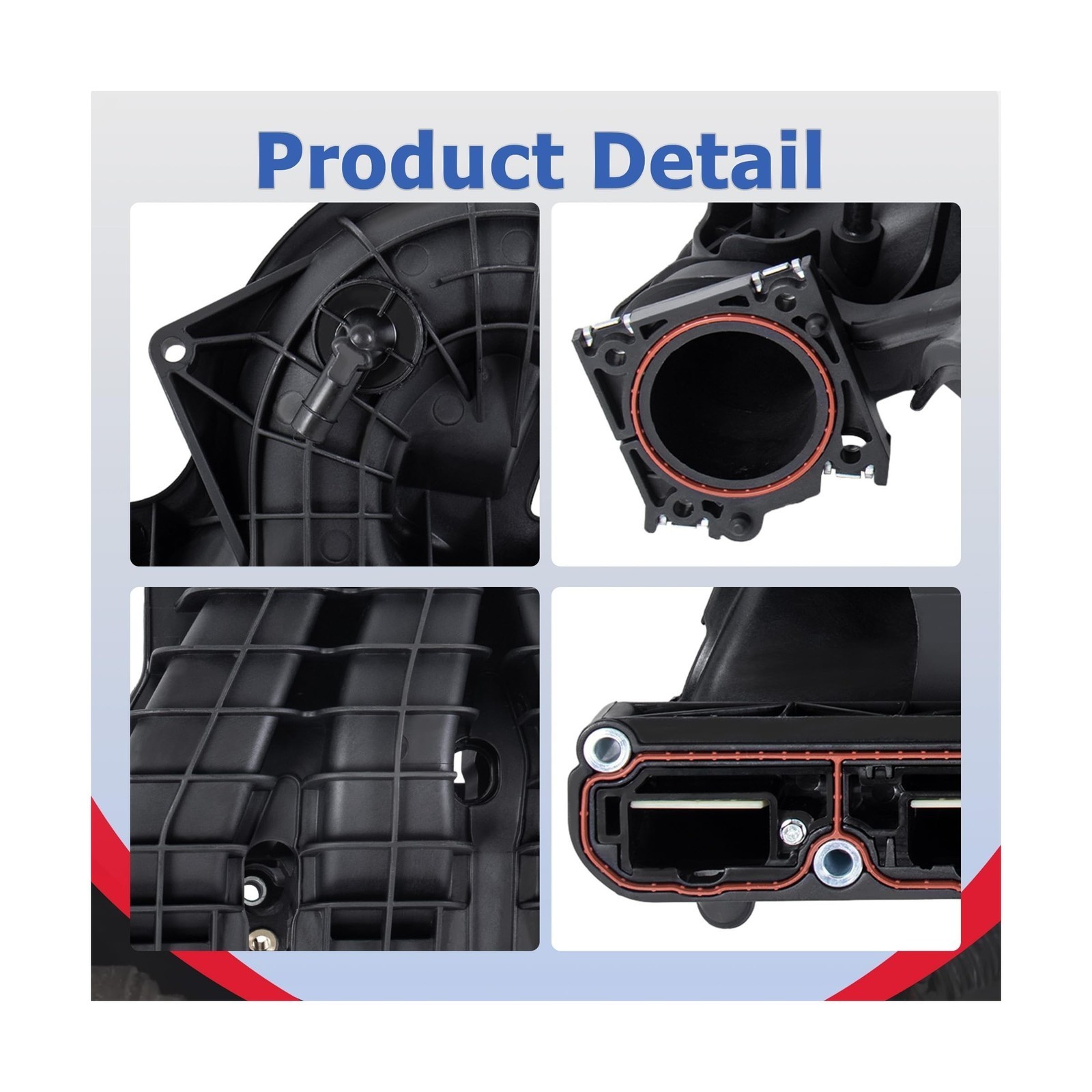 Intake Manifold w/ Valve & Sensor Fit For Jeep/Dodge/Chrysler 07-17, 4884495AK
