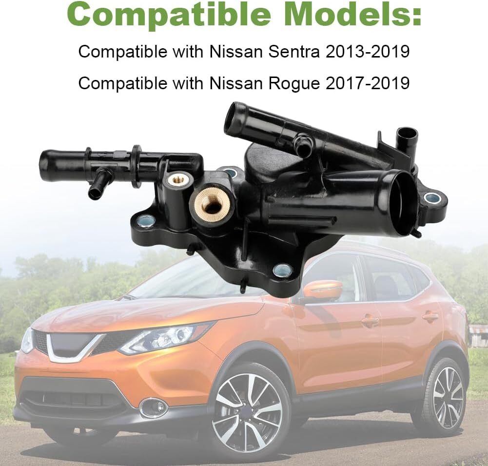 Engine Coolant Water Outlet Compatible with Nissan Sentra Compatible with Nissan
