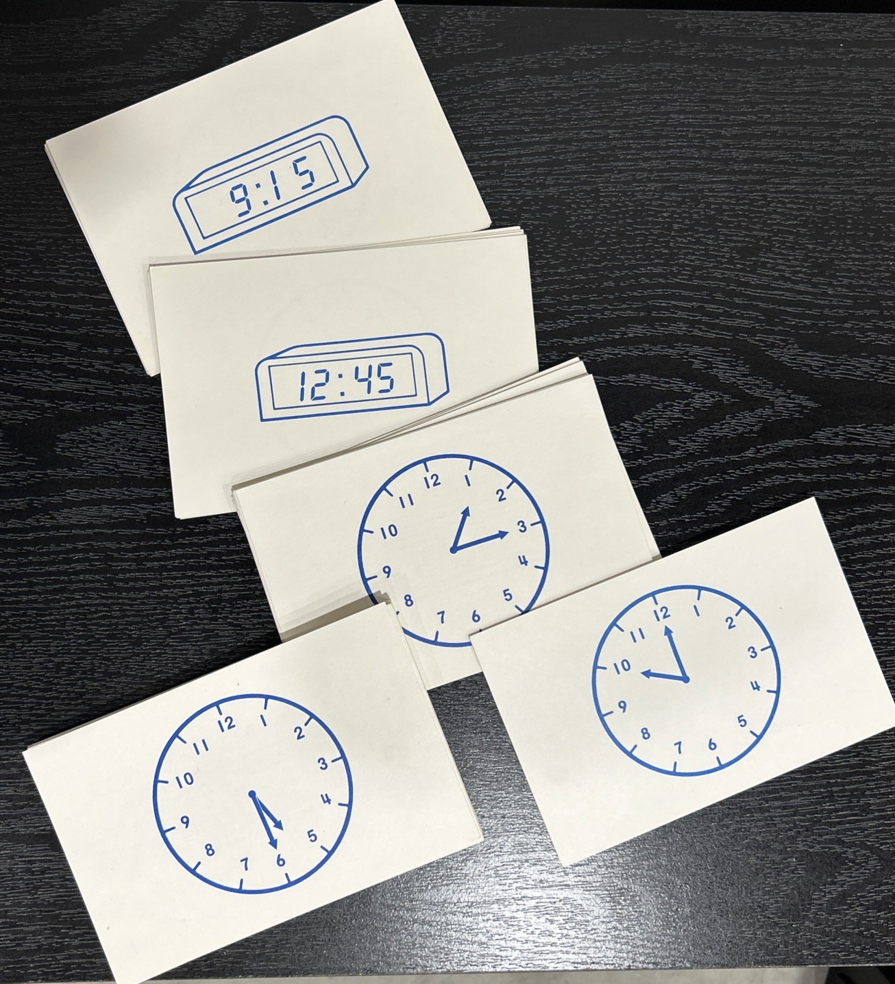 Vintage 1985 Time Flash Cards No. 7231 Excellent Condition; Set Of 48 Cards